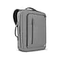 Solo New York Re:utilize Hybrid Backpack, Laptop Compatible, Heathered Gray (UBN762-10)~#|#~06E18BAD-B3AB-433C-9663F59B73EDF11B_sc7