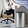 Alpine Industries Stainless Steel Trash Can with Liner, 10.5 Gallon, 2/Pack (ALP470-40L-2PK)~#|#~06E56324-BF38-4B5E-AEACAE334CBD3480_sc7