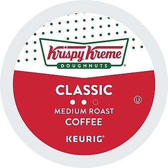 Krispy Kreme Classic Coffee Keurig® K-Cup® Pods, Medium Roast, 96/Carton (06110CT)