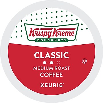 Krispy Kreme Classic Coffee Keurig® K-Cup® Pods, Medium Roast, 96/Carton (06110CT)