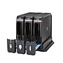 Dixie Ultra Triple Pack SmartStock Series-W Plastic Cutlery Dispenser, Black, 3/Carton (SSW3D85)~#|#~06EF1545-980F-422D-8398997E0AC9C475_sc7
