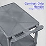 Luxor ENDURA XL 2-Shelf Utility Cart, Gray (TC21-G)~#|#~06F3E042-5F3F-4897-B816B3DF1097E078_sc7