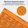 Avery Laser/Inkjet Multipurpose Rectangle Labels, 1.25" x 3.75", Bright Orange, 960/Box (94228)~#|#~06F69646-6020-441F-B733600403CC6DAA_sc7