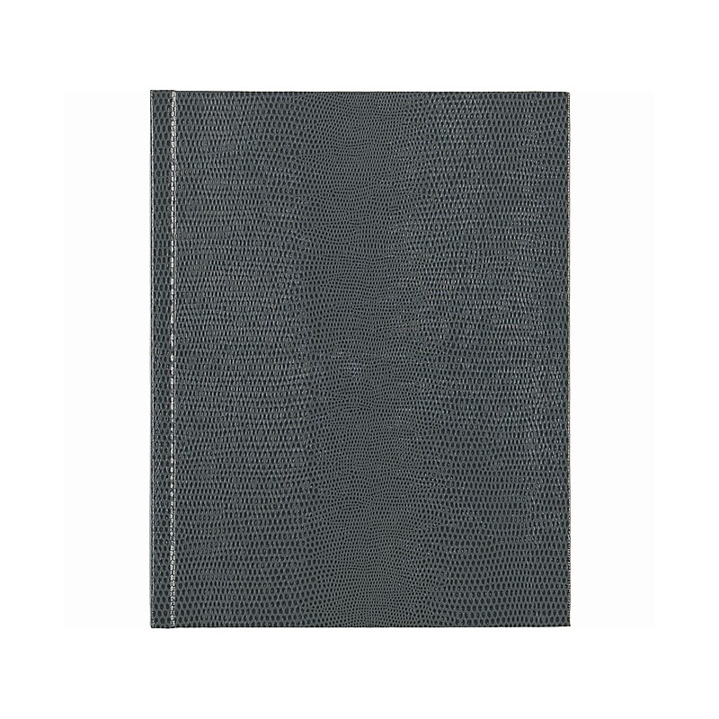 Blueline Hardcover Executive Journal, 7.25" x 9.25", Wide-Ruled, Cool Gray, 144 Pages (A7.GRY) image 1