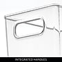 iDESIGN Small Stackable Plastic Storage Bin, Clear, 2/Pack (29401M2)~#|#~06FB0992-7CEA-436D-9DD9611223D92EE9_sc7
