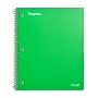 Staples 1-Subject Notebook, 8" x 10.5", Wide Ruled, 100 Sheets, Color chosen at random (ST60567C)~#|#~06FE764C-F250-491F-BA438E7BDDF59D6D_sc7