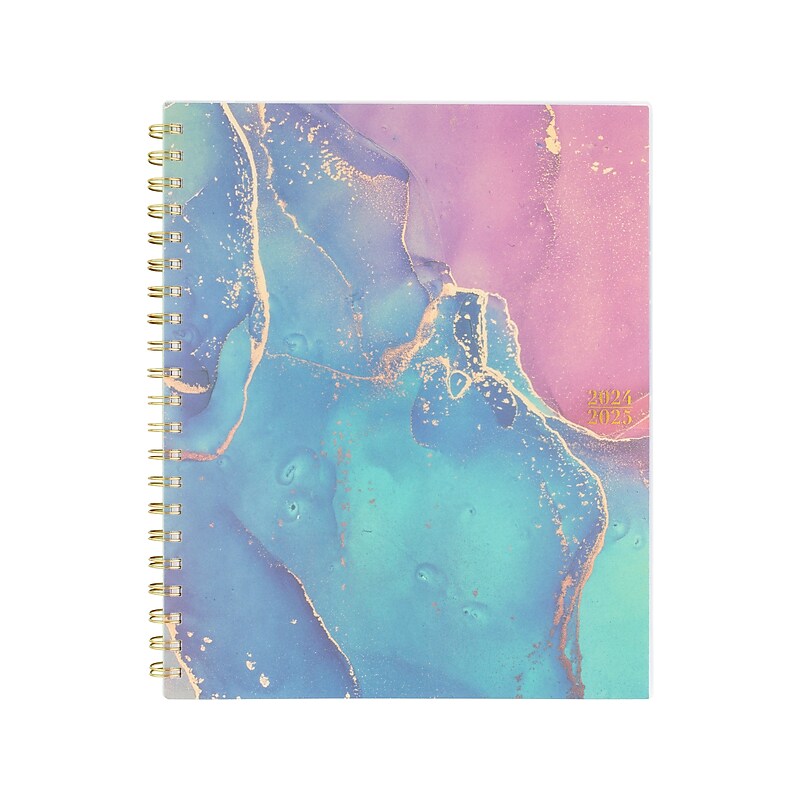 2024-2025 Cambridge Chromatic 8.5" x 11" Academic Weekly & Monthly Planner, Poly Cover, Multicolor (1715-905A-25) image 1