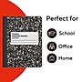 STAPLES Composition Notebook, 9.75” x 7.5”, College Ruled, 100 Sheets, Black~#|#~0702EEA8-092A-4AF8-AAE151B0D245D70F_sc7