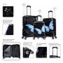 InUSA Hardside Butterfly Suitcase, 4-Wheeled Spinner, TSA Checkpoint Friendly, Black Butterfly (IUAPCSML-BBU)~#|#~07078CDD-4C5D-43DA-AB8980268FF0B90C_sc7