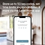 Level Backlit Bluetooth Smart Keypad for Locks with Sharable Key Codes, Black (C-K12U)~#|#~0707E225-F8E5-49E8-BB38332435A0A171_sc7