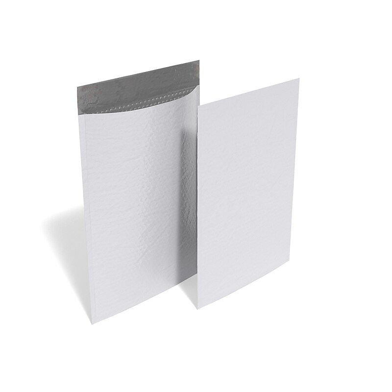 Staples 11.25 x 15 Self-Sealing Bubble Mailer, #5, White, 100/Carton (ST56628) image 1