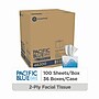Pacific Blue Select Facial Tissue, 2-ply, 100 Tissues/Box, 36 Boxes/Pack (46200)~#|#~07119F04-95DB-464F-B433E0D4BC27148F_sc7