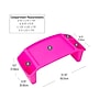 Mind Reader 10.75" x 22.25" Plastic Kids' Lap Desk Activity Tray, Pink (KIDLAP-PNK)~#|#~0712F4B4-AD2B-4976-AFC886F898AE1B05_sc7