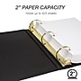 Samsill Classic Executive 2" Non-View Binder, 3-Ring , Black (SAM15160)~#|#~0717295E-9521-4D2C-A71F3A37679395FE_sc7