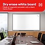 TRU RED™ Magnetic Porcelain Dry Erase Board, Gunmetal Frame, 5' x 3' (TR61186)~#|#~071C0668-718C-449B-BE422719EFAC2DAD_sc7