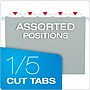 Pendaflex Hanging File Folder, 1-Tab, Letter, Gray, 25/Box (81604)~#|#~071CE990-08D7-4CDF-80DB1C959E4ED7F1_sc7