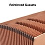 Staples Heavy Duty Reinforced Expanding Wallet, Flap & Cord Closure, Letter Size, Brown (ST595372)~#|#~0724E414-67FE-4741-877F9E80738195A3_sc7