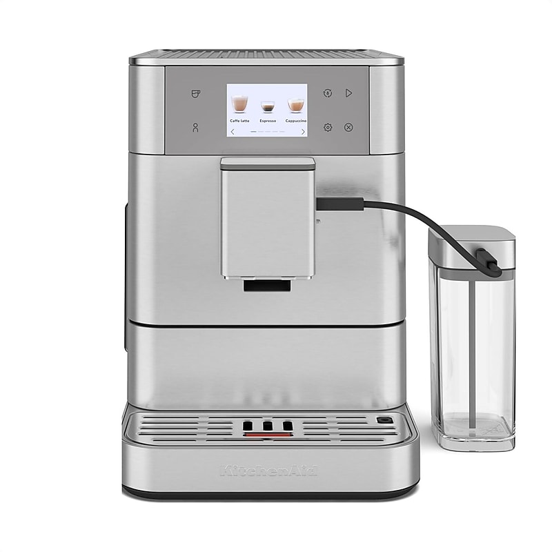 KitchenAid KF7 Pump/Automatic Espresso Machine, Brushed Stainless (KES8557SX) image 1