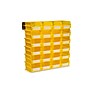 Triton Products LocBin Stackable Storage Bin, 3" x 4.12" x 5.37", Yellow, 24/Pack (3-210YWS)~#|#~072DA27F-5964-4A91-83F371A704591ECD_sc7