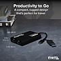 Plugable 4K USB 3.0 & USB-C to DisplayPort and HDMI Dual Monitor Adapter, Male to Female, Black (USBC-6950U)~#|#~072E2029-A7A5-4B37-975AF86FD2C5FC8E_sc7