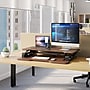 Mount-It! 38"W Rectangular Adjustable Mixed Materials Standing Desk Converter, Dark Walnut Woodgrain (MI-15006)~#|#~0731A4A9-4EF4-4946-B24F2A1A8BBEC256_sc7
