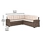 Flash Furniture Huck Indoor/Outdoor Conversation Set with Sofa and Dining Table, Beige and Brown (LTSSET02023BBR)~#|#~073C7F87-5CD1-4659-8FFD1F501CB13C29_sc7