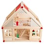 Hey! Play! Plywood Dollhouse, 15.0 x 11.5 x 15.8, Brown (80-YC60050A)~#|#~073E368F-E442-4ED7-92976495E8D3D460_sc7