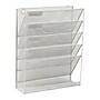 Mind Reader 5-Pocket Metal Mesh Mountable Wall File, Letter Size, White (MAGSTACK-WHT)~#|#~073FF37D-27D1-4991-AF86A6E34D9D1C89_sc7