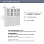 Bestar Florence Collection 71W x 25D Walk-In Closet System with Drawers, Shaker, White (127614-000017)~#|#~074109CF-8DB6-4462-B5EBB6164E807A72_sc7