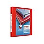 Staples Heavy Duty 1" 3-Ring View Binder, D-Ring, Red (ST56295-CC)~#|#~0748DC44-38BA-45E5-8DB2D8A7A9CEE7B9_sc7