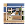 Flash Furniture Bright Beginnings 3-Section Open Storage Unit, 24.5"H x 31.5"W x 11.75"D, Brown (MK-KE23971-GG)~#|#~074CCCC2-2720-41BB-B7803B1B900F1966_sc7