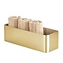 mDesign 3-Roll Steel Toilet Paper Storage Holder, Soft Brass (25982)~#|#~074DA9AA-2515-464D-A0F6F4FBBE17FAEC_sc7