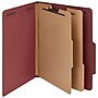 Staples 100% Recycled Heavy Duty Pressboard Classification Folder, 2-Dividers, 2" Expansion, Letter Size, Red, 10/Box (ST62548)~#|#~0755439D-8A25-44EB-85BF55F991DEDF8A_sc7