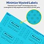 Avery Laser/Inkjet Multipurpose Rectangle Labels, 1.5" x 3.75", Bright Blue, 800/Box (94205)~#|#~07562A41-417F-4261-B10D3D2845883BC7_sc7