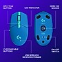 Logitech G305 Lightspeed Wireless Optical Gaming Mouse, Blue (910-006012)~#|#~0757580E-A481-4C6B-B27DAA24EB28F4CA_sc7