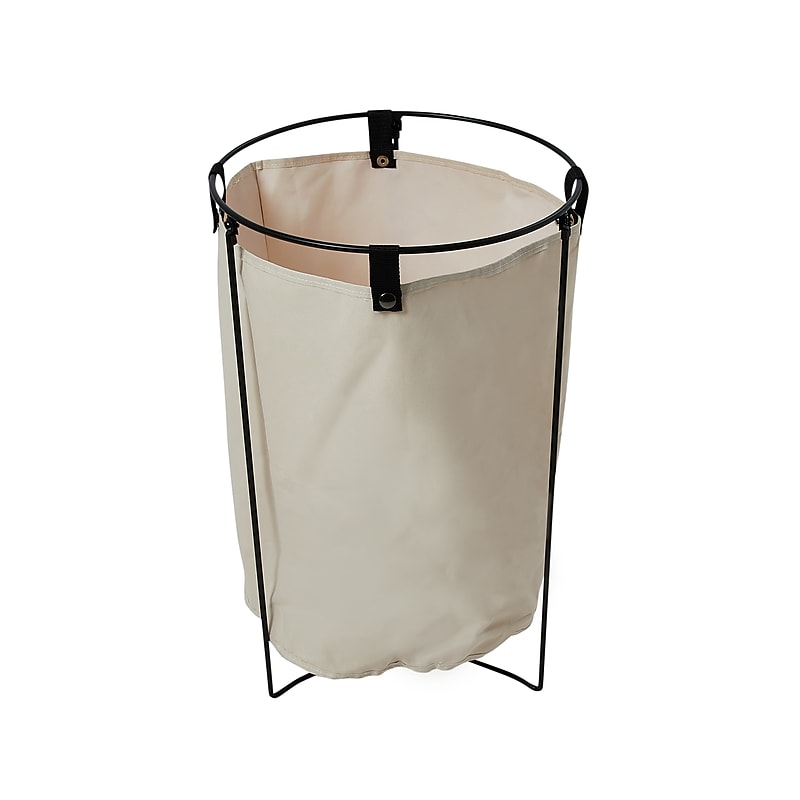 Household Essentials Hamper, Natural/Black (HE1035) image 1