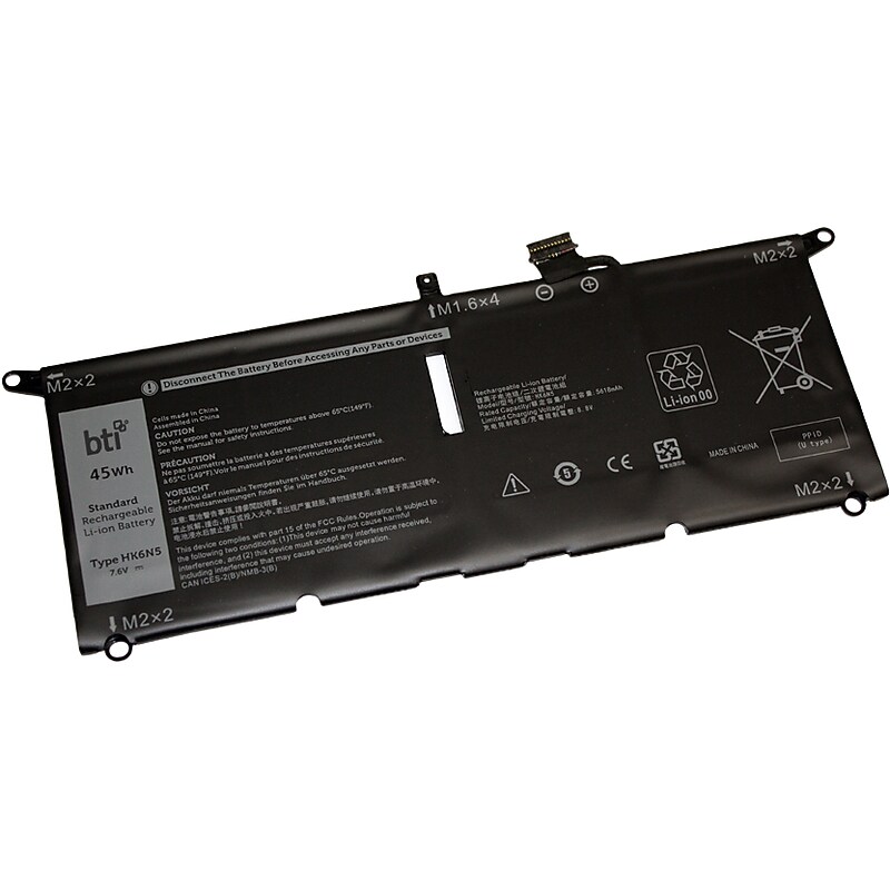Battery Technology Li-Ion Replacement Battery for Dell Laptops, 5618mAh (HK6N5-BTI) image 1