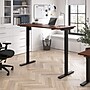 Bush Business Furniture Move 40 Series 60"W Adjustable Standing Desk, Hansen Cherry/Black (M4S6030HCBK)~#|#~07641AC4-9123-4F82-914FC7B8C90D504E_sc7