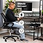 Mind Reader Memory Foam Back Cushion Lumbar Support Pillow with Air-Cloud Technology, Black (LUMBACK-BLK)~#|#~0767CD44-FE98-47D4-A3A34B910B4B8447_sc7