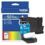 Brother LC501XL Cyan High Yield Ink Cartridge, Prints up to 500 Pages (LC501XLC)~#|#~076D86C4-D0AE-4BD5-91F08C048A841F41_sc7