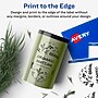 Avery Laser/Inkjet Multipurpose Oval Labels, 5" Dia, Glossy Clear, 300/Box (94052)~#|#~076F1C81-BE5D-4A21-8166C7B55931FE64_sc7