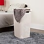 Mind Reader 15.85-Gallon Laundry Hamper with Lid, Plastic, Ivory, 2/Set (60HAMP2PK-IVO)~#|#~07705A63-810E-457F-84CE02D02037E6A9_sc7