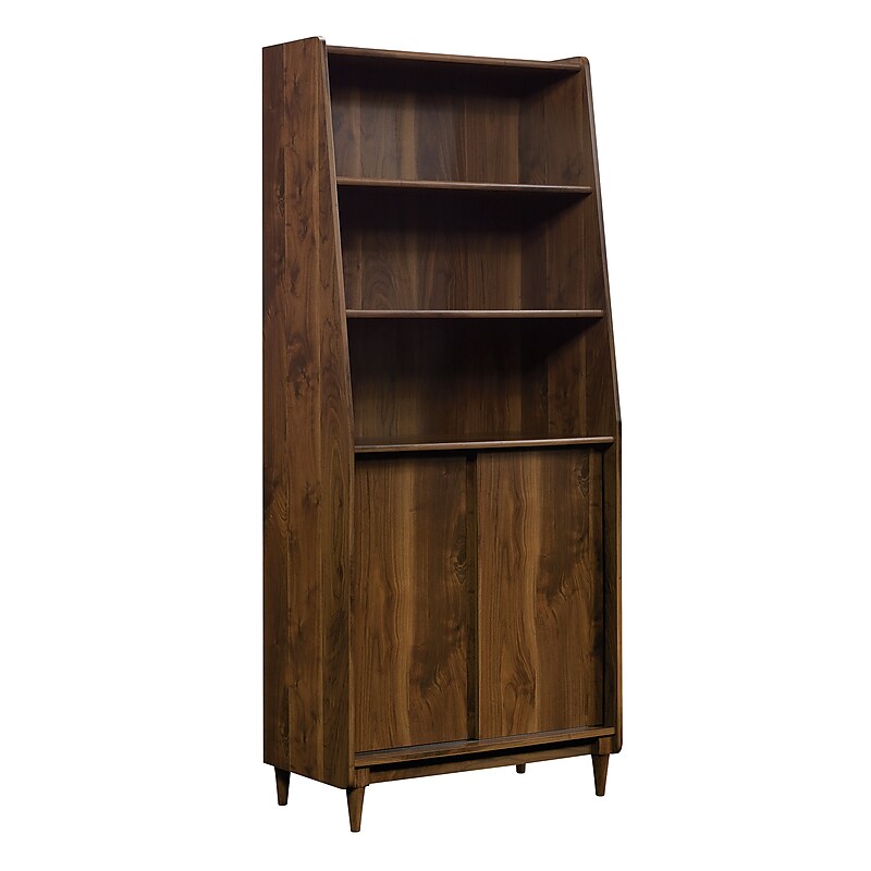 Sauder Harvey Park 70"H 5-Shelf Bookcase, Grand Walnut (420282) image 1
