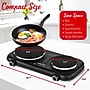 Brentwood 1,100-Watt Cast-Iron Countertop Electric Double Burner, Black (TS-332BK)~#|#~07733F60-8DB7-4104-90A36DCC48F6F350_sc7