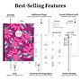 2027 TF Publishing Pom Poms 9" x 11"  Monthly Standard Planner, Paperboard Cover, Multicolored (27-4704)~#|#~077670B5-1BD9-46D6-98BE1F414D9B1526_sc7