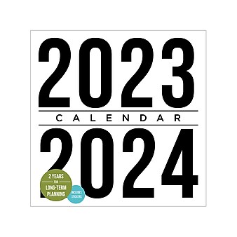 2023-2024 Two-Month Wall Calendars | Staples