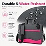 Vangoddy 13" Nylon Laptop Bag, TSA Checkpoint Friendly, Gray/Pink (NBKLEA604)~#|#~07804744-29F6-4DF3-B03882A2A4B73985_sc7