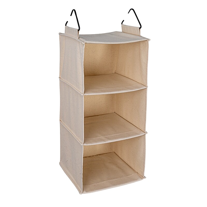 Household Essentials Cedarline 3-Shelf Hanging Closet Shelving, Natural (HE1198) image 1