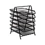 Mind Reader 6-Tier Stackable Paper Desk Tray Organizer, Metal, Black (6TPAPER-BLK)~#|#~0785B202-253F-431B-A5EFC3FB767D5F4D_sc7