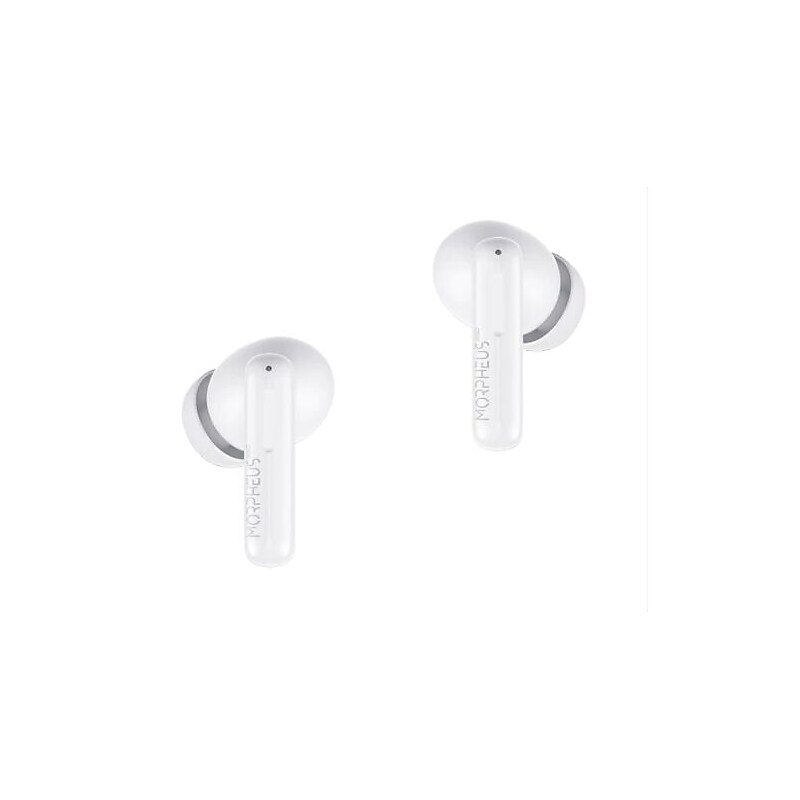Morpheus 360 Nemesis Wireless Active Noise Canceling Earbuds, Bluetooth, White (TW2750W) image 1